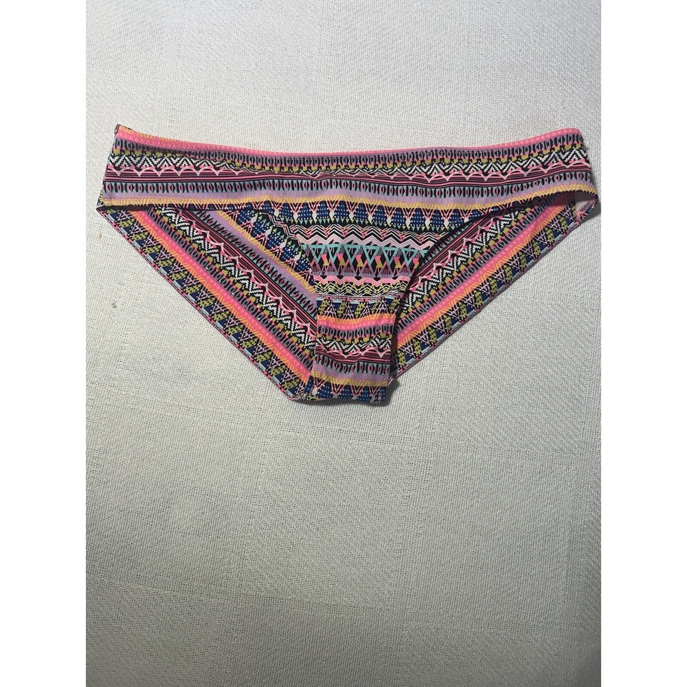 Victoria's Secret 32B Push-up Halter Bikini Bottoms Ruching‎ SZ M - Picture 2 of 9
